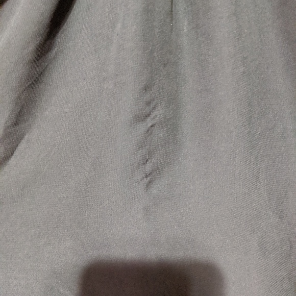 Black sheer shirt with lace design - Picture 3 of 5